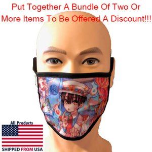Washable Kid's Anime Face Mask #6
